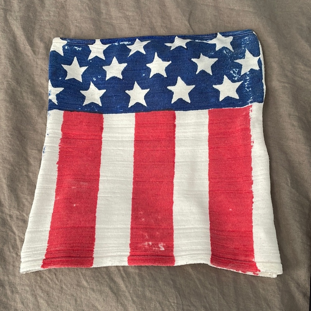 Tube top Vintage Americana Patriotic USA 250 Summer Festival 4th July
